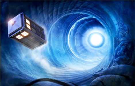 Superconductors And Quantum Information Preservation - Tardis In Time Vortez (604x300), Png Download