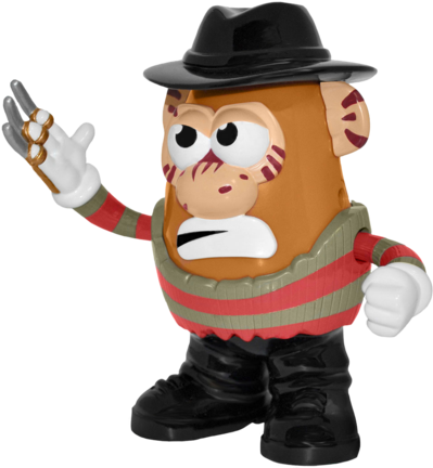 Nightmare On Elm St - Freddy Krueger Mr Potato Head (456x480), Png Download