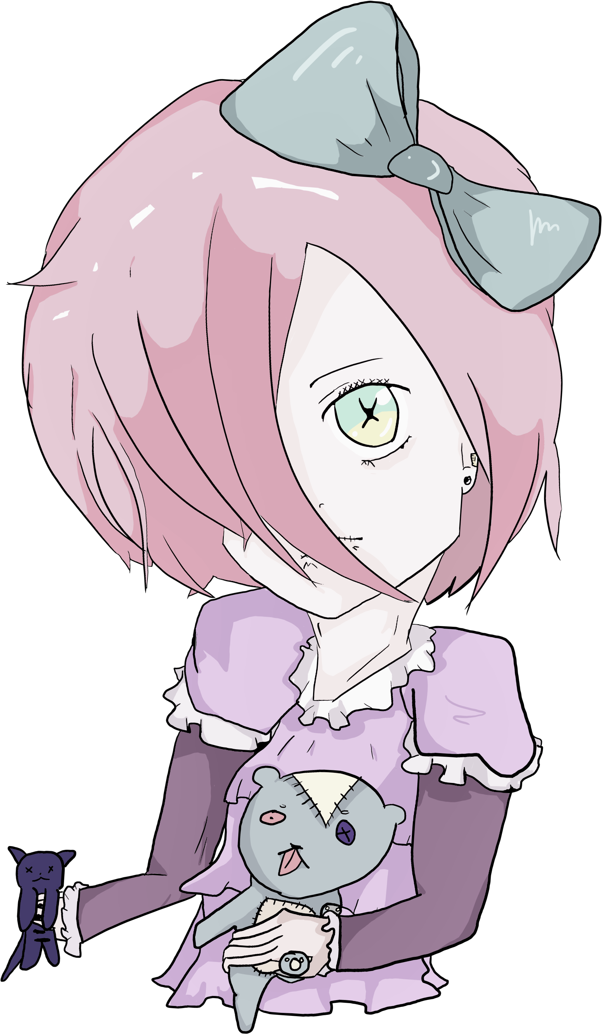 Anime Style Oc's - Cartoon (4208x4473), Png Download