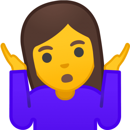 Free Png Shrug Emoji Woman Android Png Images Transparent - Girl Shrugging Emoji (480x480), Png Download