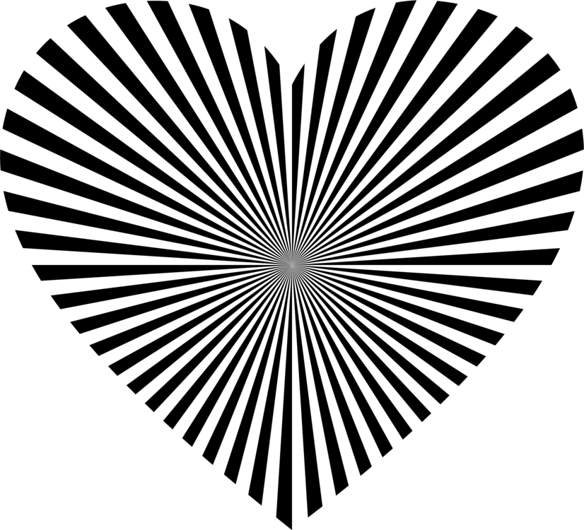 Artist Pizzeria Staiano Abstract Art Canvas - Optical Illusion Illusion Hearts (826x750), Png Download