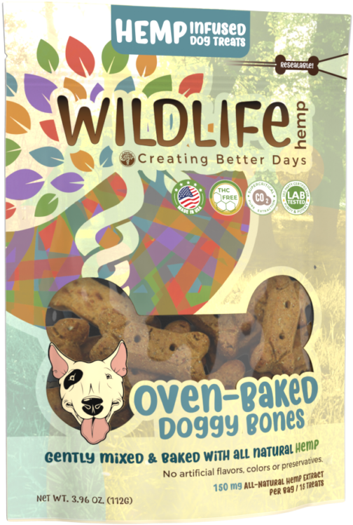 Cbd Larg Dog Bone Treats - Dog (600x783), Png Download