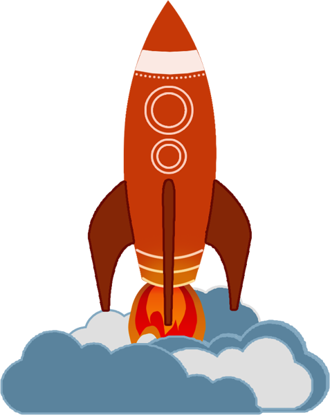Rocket - Rocket Launches Gif Png (477x600), Png Download