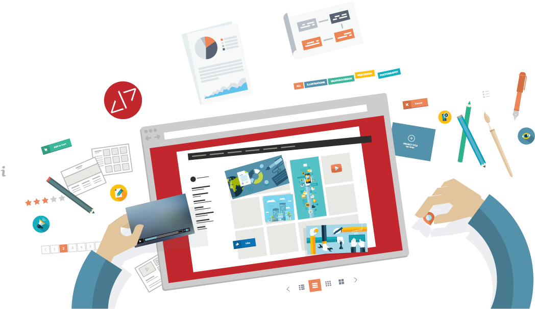 Digital Marketing Profs Hand Over Best Web Designer - Web Design Wallpaper Png (1152x864), Png Download