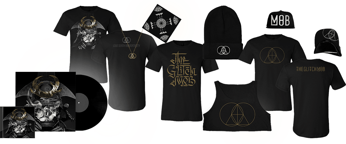 Merch - Glitch Mob/love Death Immortality/2 Lp (1136x475), Png Download