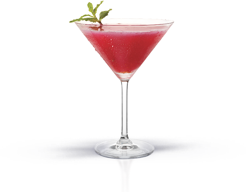 Skyy Infusions Raspberry Heaven - Raspberry And Mint Martini (847x657), Png Download