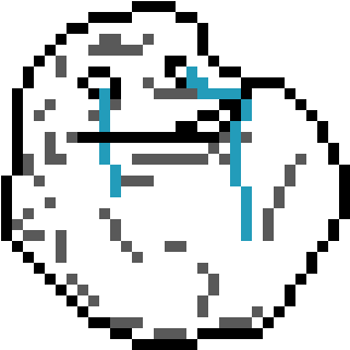 Meme Face - Meme Pixel Art Minecraft (370x380), Png Download