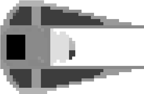 Tiefighter - Tie Fighter Pixel Art (660x390), Png Download