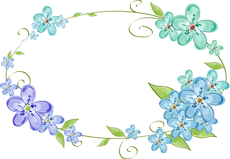 Flores De Mayo Clip Art - Marcos Circulares Con Flores (800x554), Png Download