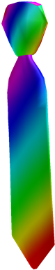 Rainbow Necktie - Graphic Design (420x420), Png Download