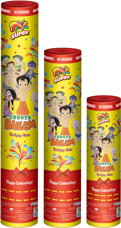 Party Popper - Chhota Bheem (463x800), Png Download