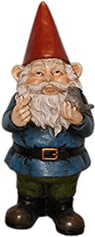 Clip Transparent Garden Holding Bird Png Stickpng Download - Alpine Grayson Garden Gnome With Bird Cast Resin Garden (350x350), Png Download