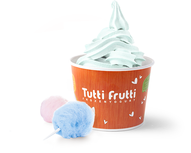 Cotton Candy - Tutti Frutti Gummy Bear (640x540), Png Download