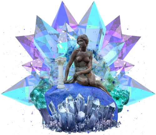 Vaporwave Png Pack - Crystal Healing Crash Course For Beginners! Reduce (500x483), Png Download