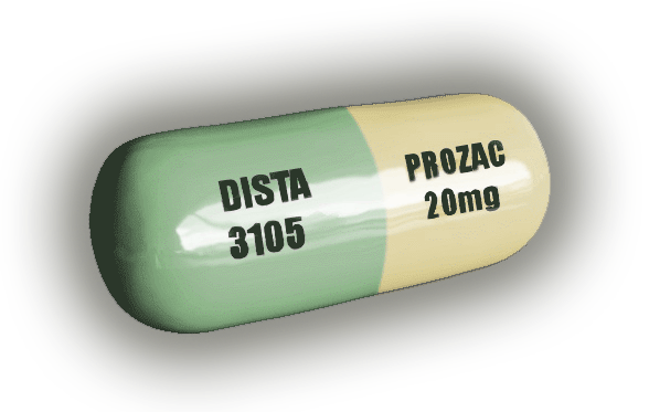 Kapsula - Prozac Pill (588x373), Png Download