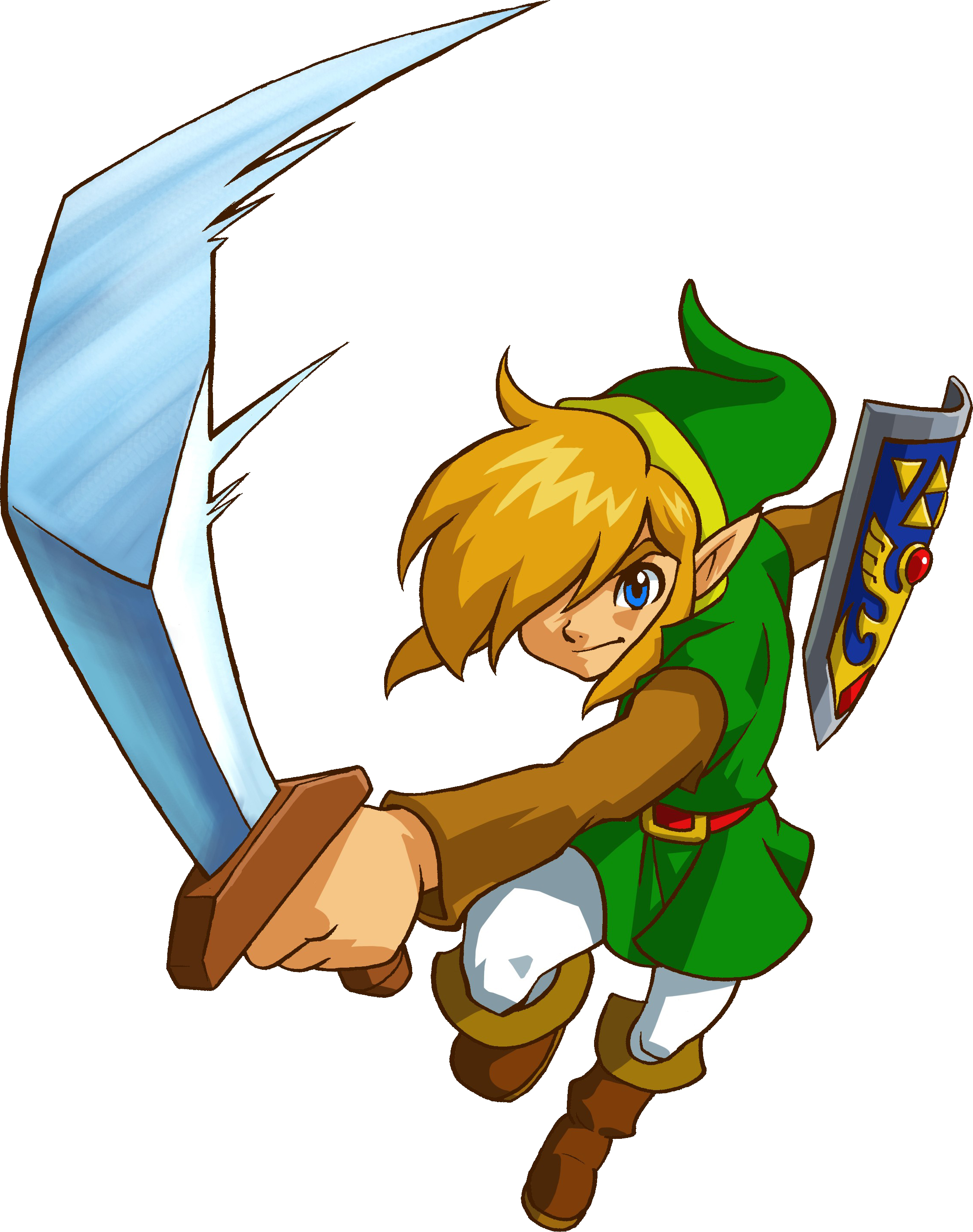 Oox Link Slash - Oracle Of Ages Concept Art (2257x2857), Png Download