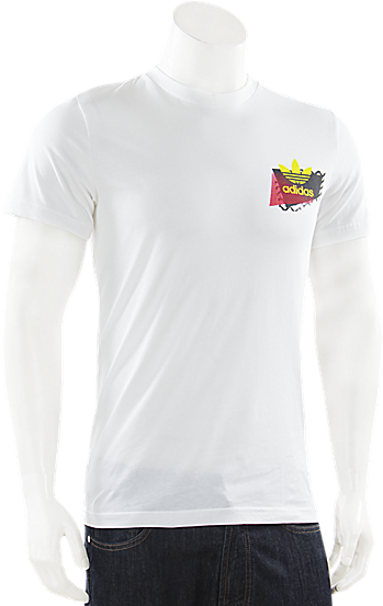 Adidas 80s Show Graphic T Shirt White - Nike (650x650), Png Download