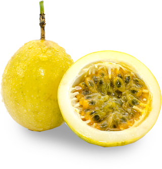 Frozen Passion Fruit With Seed - Passion Fruit Png (450x348), Png Download