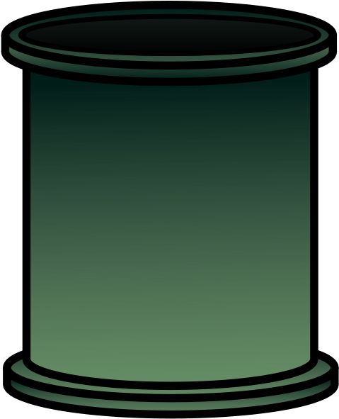 Green Water Pipe Clipart Png (485x600), Png Download