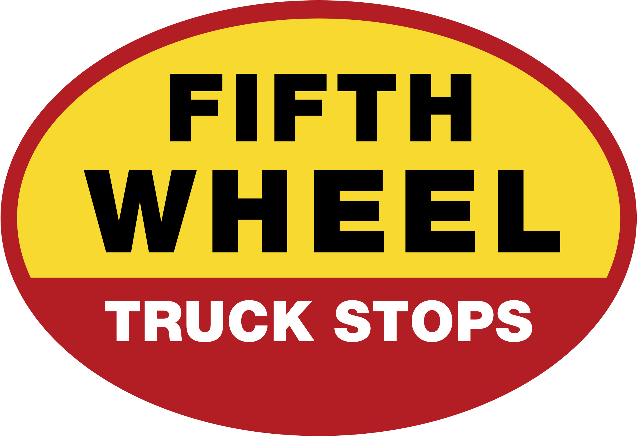Fifth Wheel Truck Stop Logo Png Transparent - Transparency (2400x2400), Png Download