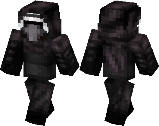 Kylo Ren - Minecraft Skin Black Ninja (528x418), Png Download