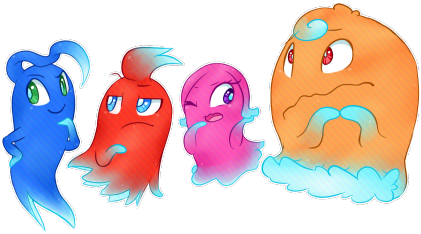 I Colored One Of My Pmatga Doodles While Waiting For (500x333), Png Download