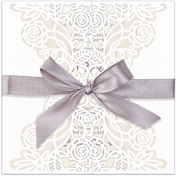 Thank You Card Floral Lace - Lace (1000x1000), Png Download