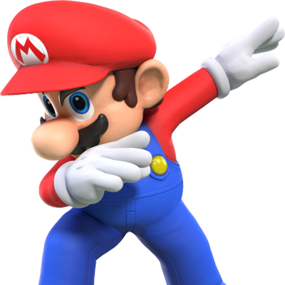 Not A Good Person - Dabbing Mario (400x400), Png Download
