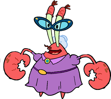 Betsy Krabs - Mr Krabs Mother (480x448), Png Download