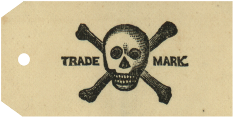 Trademark - John Derian For Astier De Villatte Skull (500x500), Png Download