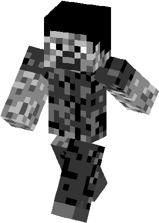 Bedrock Steve Skin - Minecraft (317x453), Png Download