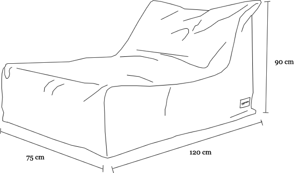 Roomox Relax Lounge Beanbag - Chair (593x350), Png Download