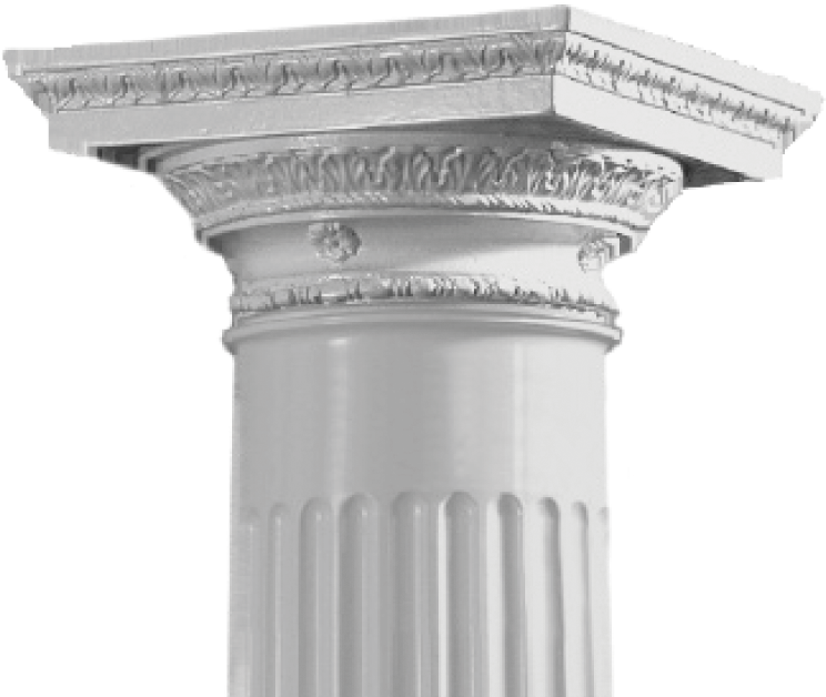 Roman Doric Ornamental - Ornamental Plant (800x632), Png Download