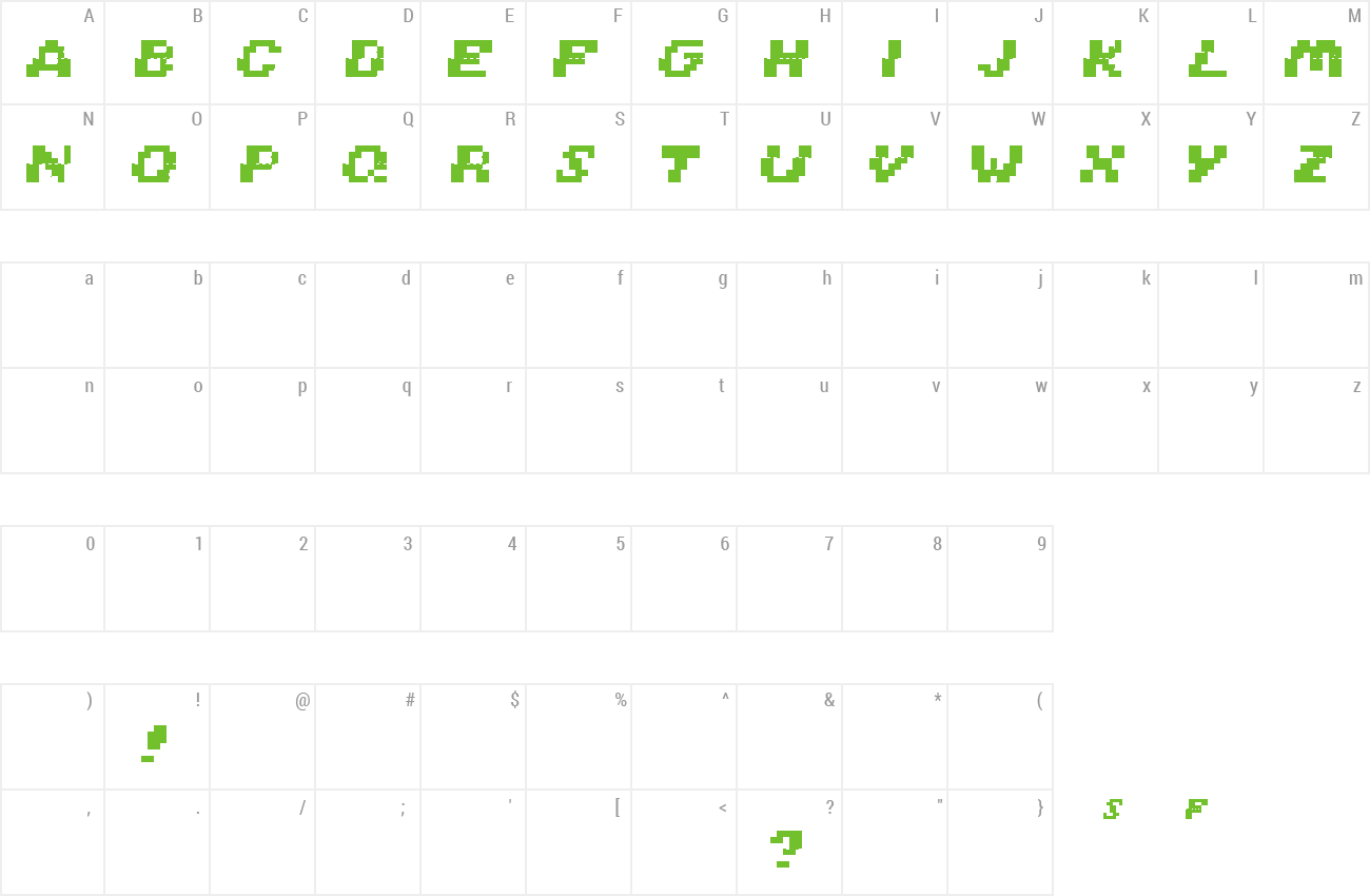 Font Smw Hud Name Font Preview - Font (1300x850), Png Download