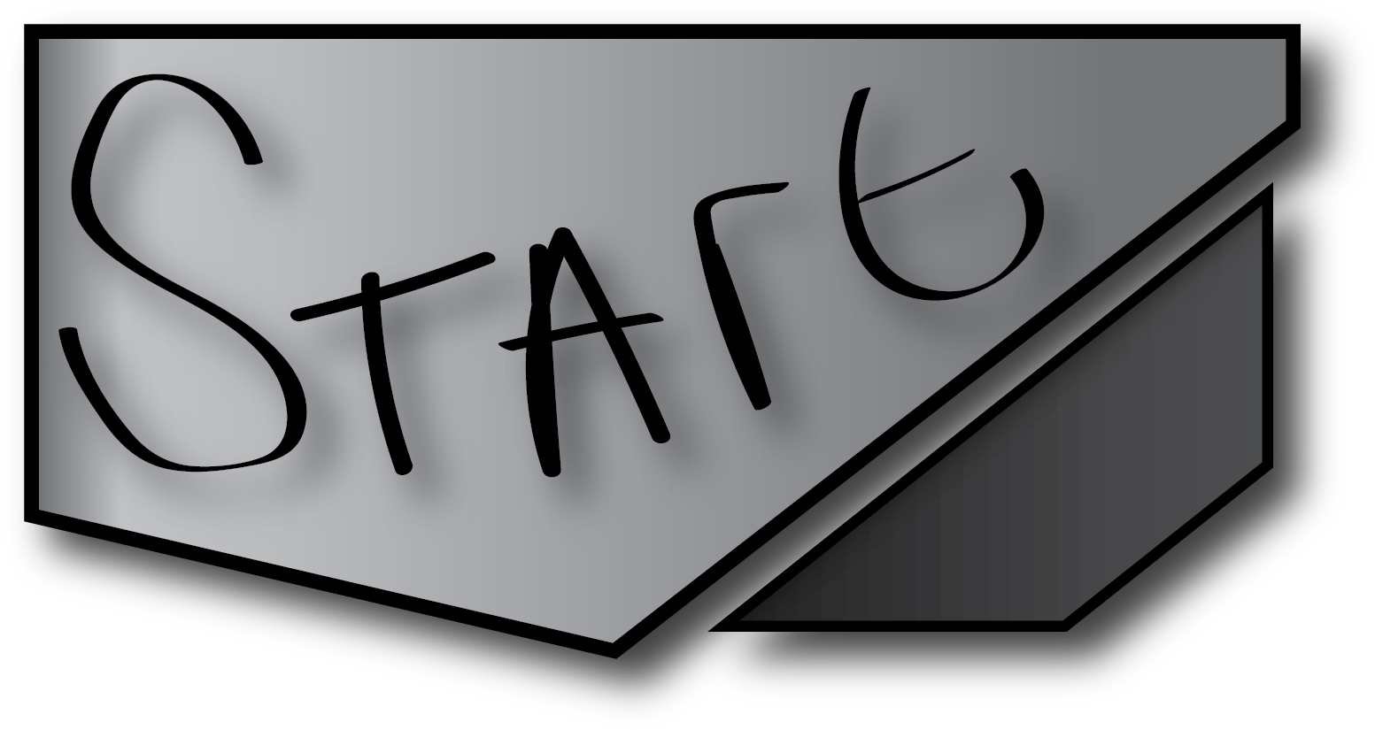 Start Bar - Calligraphy (1567x843), Png Download