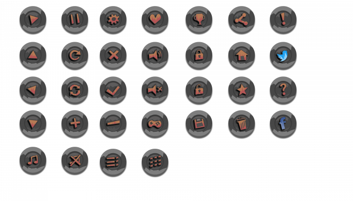 Game Icon Buttons Free - G Letter Stamp Wax (700x400), Png Download