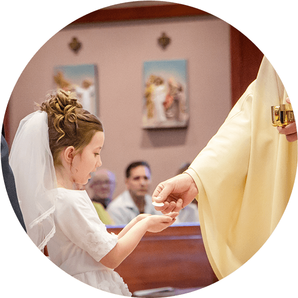 Holy Cross Dewitt First Eucharist - Dewitt (600x600), Png Download