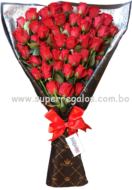Aniversario - Ramo De 50 Rosas (720x660), Png Download