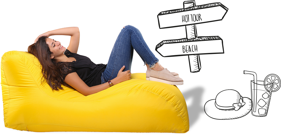 Download The Lounger Ariika Bean Bags Full Size PNG Image PNGkit