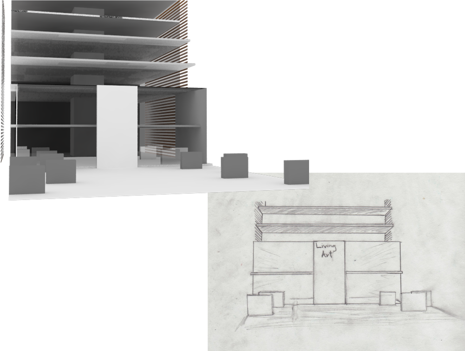 Living Art “outdoor Canvas” Art Display Begins In The - House (1502x1127), Png Download