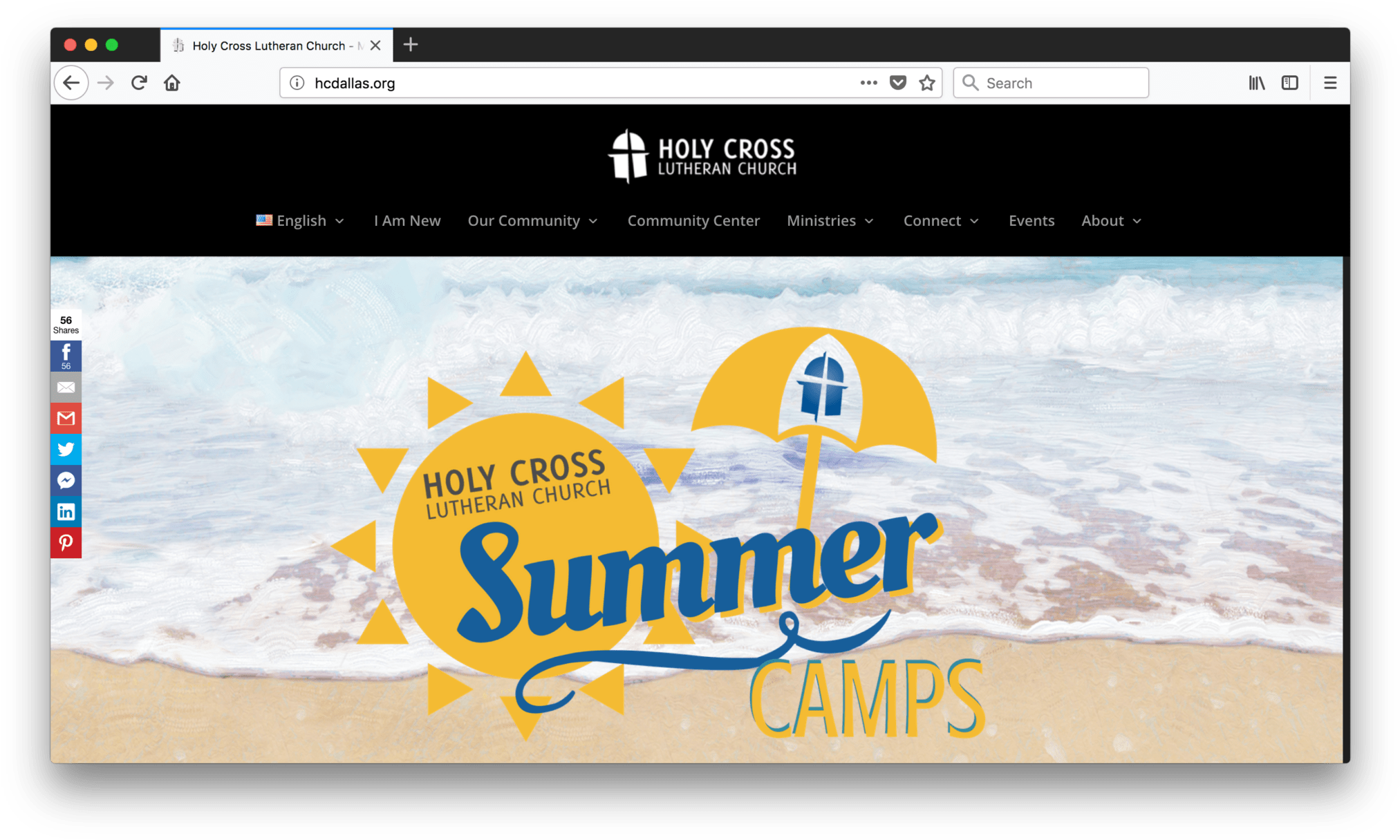 Holy Cross Lutheran Church - Organization (2048x1233), Png Download