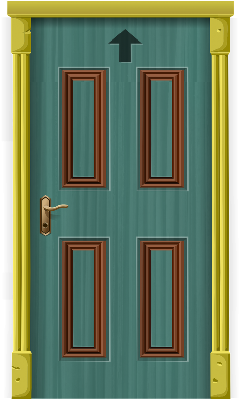 Door,entrance,front - House Door Vector Png (500x787), Png Download