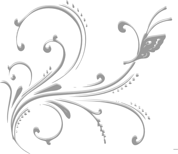 How To Set Use Flourish Gray Clipart (600x520), Png Download