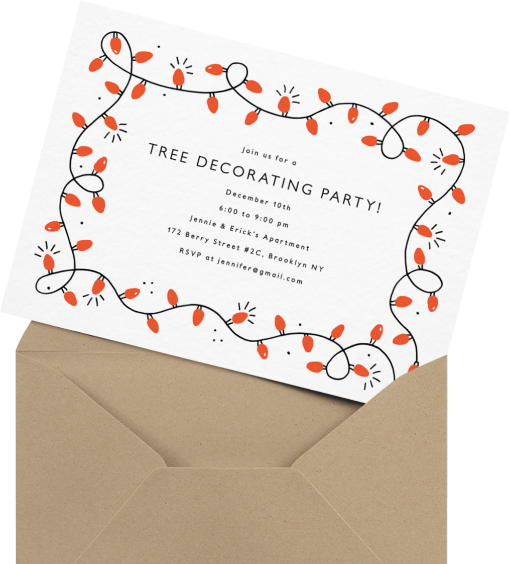 Cheerful New Years Eve Holiday Party Invite - Holiday (1200x1200), Png Download