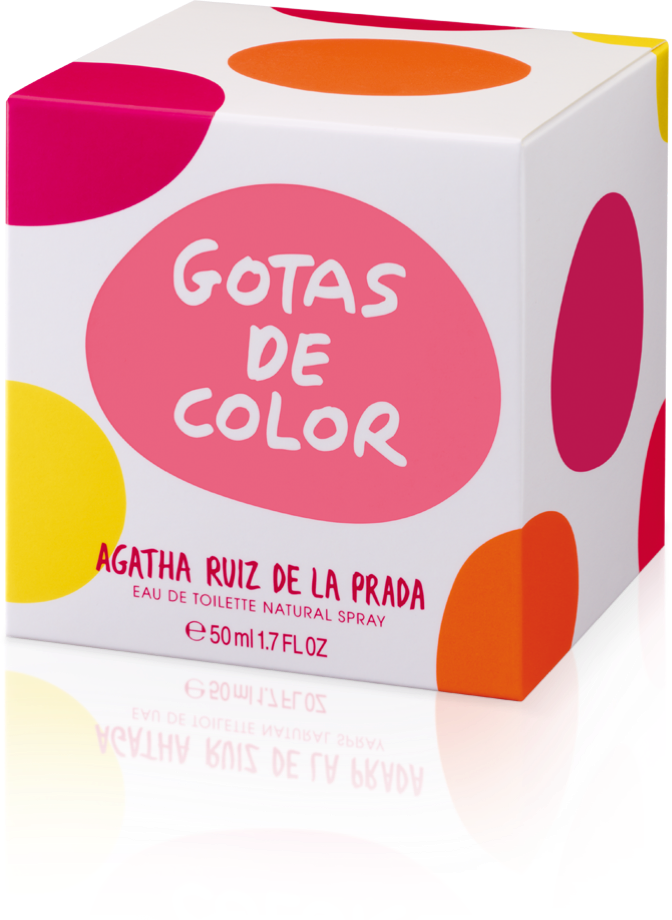 Perfume Gotas De Color By Agatha Ruiz De La Prada - Gotas De Color Edt Spray Agatha Ruiz De La Prada (672x920), Png Download