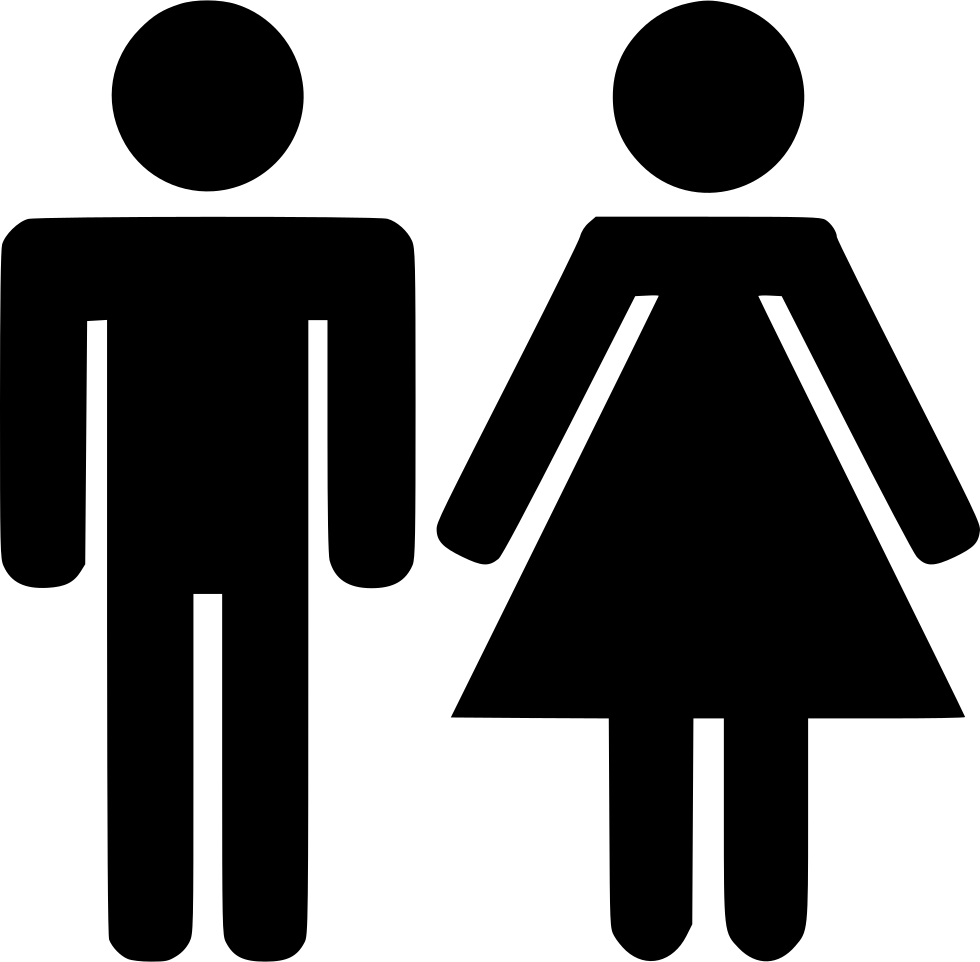 Couple Comments - Men Woman Icon (980x962), Png Download