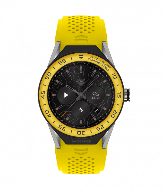 Tag Heuer Connected Modular - Tag Heuer Connected Modular 45 Smartwatch (536x634), Png Download