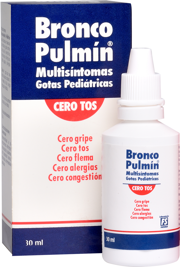 Bronco Pulmín Multisíntomas Gotas - Broncopulmin Jarabe (838x1094), Png Download
