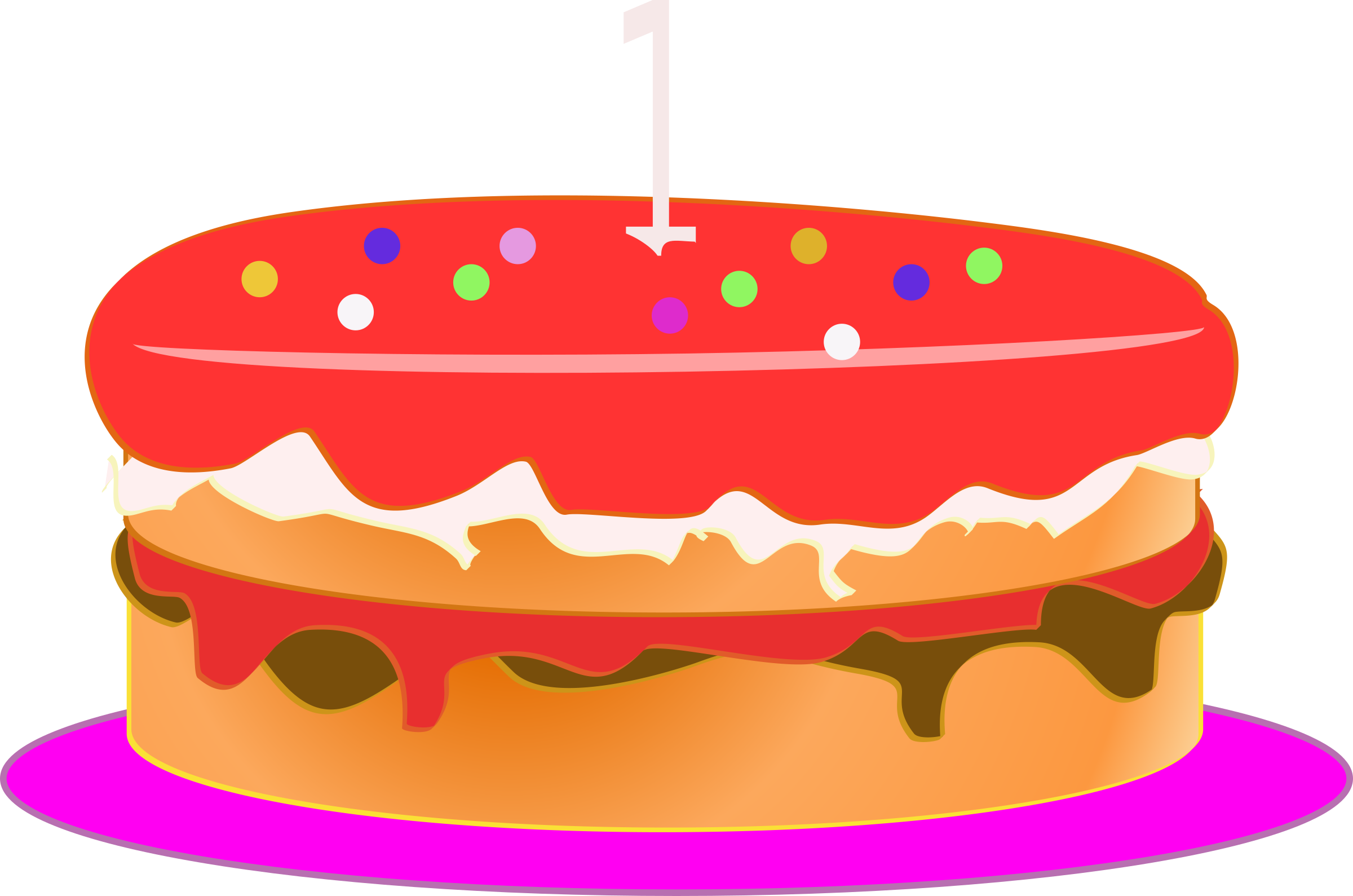 This Free Icons Png Design Of Bolo Aniversário (2400x1589), Png Download
