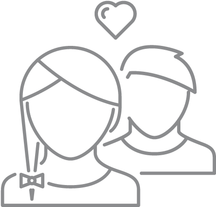 Couple - Heart (500x500), Png Download